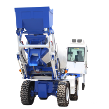 High efficiency 2.0m3 mobile truck self loading mobile concrete mixer truck